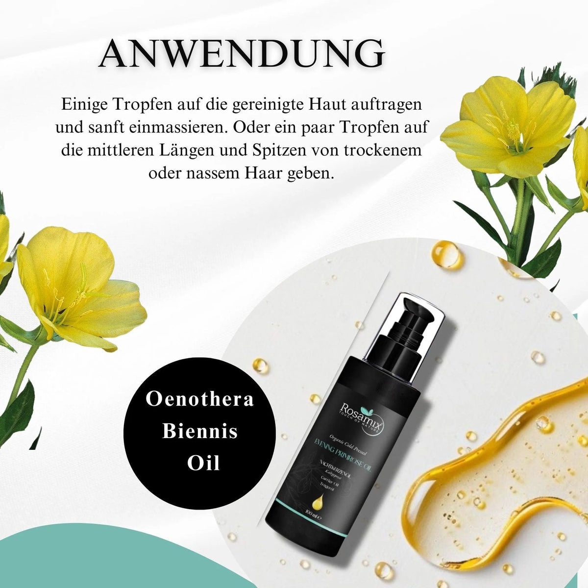 Bio Nachtkerzenöl Kaltgepresst