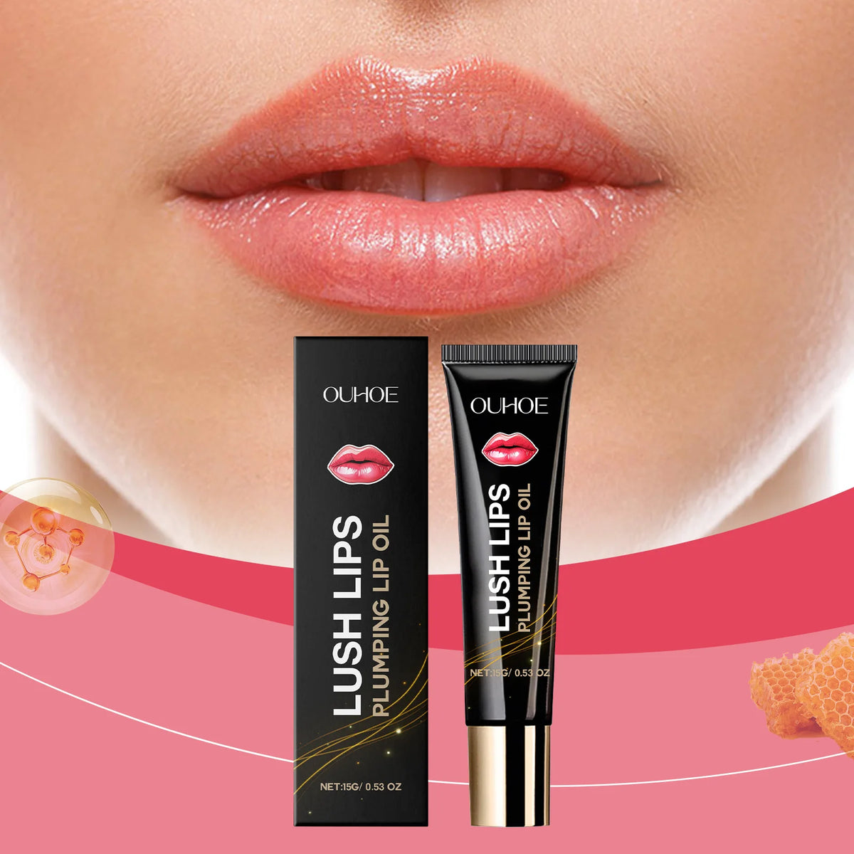 Lip Plumper Oil Instantly Volumising Increase Lip Elasticity Long-lasting Moisturize Lip Plumper Gloss Sexy Beauty Makeup