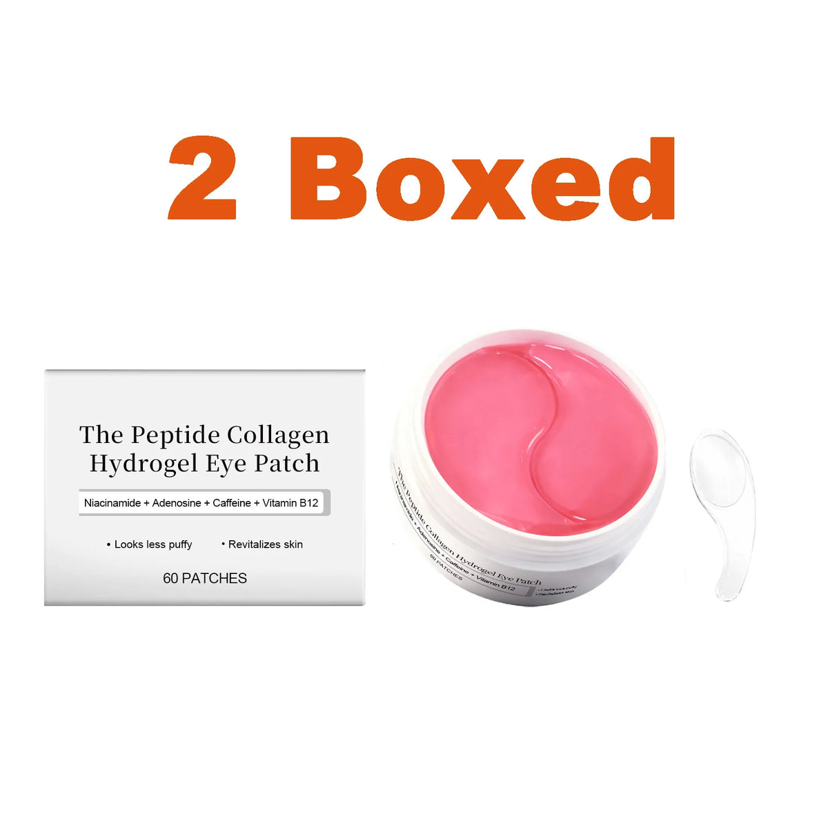 Peptide Collagen Hydrogel Eye Patch Reduce Wrinkles Dark Circles With Copper Peptide Niacinamide Firming Hydrating Gel Eye Pads