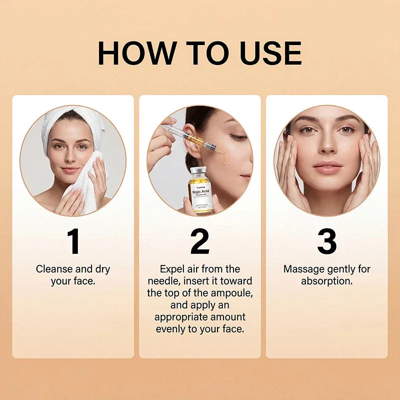 Hydrating Glow Ampoule Serum Niacinamide Essence Moisturizing Facial Serum Skin Care Replenishing Portable Nourishing Soothing