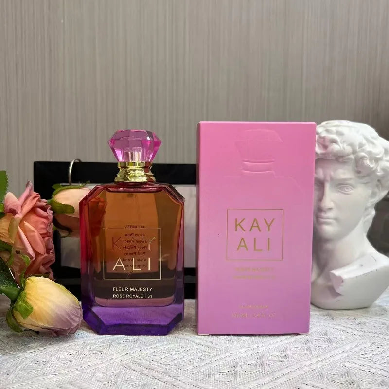 KAYALI Luxury Collection 100ml Eau De Parfum Long Lasting Vanilla Gourmand Sweet Perfume Rose Royale Signature Fragrance