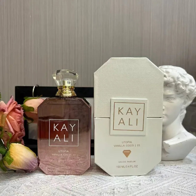 KAYALI Luxury Collection 100ml Eau De Parfum Long Lasting Vanilla Gourmand Sweet Perfume Rose Royale Signature Fragrance