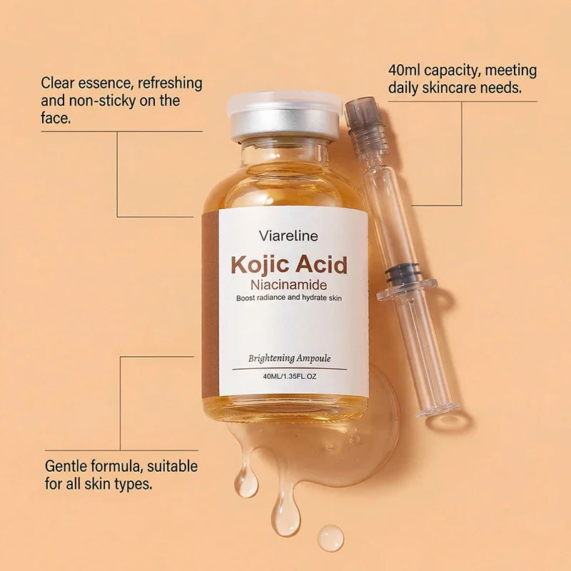 Hydrating Glow Ampoule Serum Niacinamide Essence Moisturizing Facial Serum Skin Care Replenishing Portable Nourishing Soothing