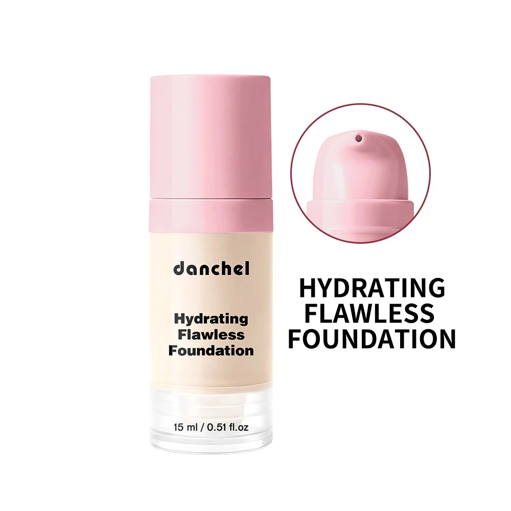 Makeup Set 2Pcs Primer & Liquid Foundation Long Lasting Buildable Medium Coverage Hydrating Smooth Blur Pores Base Makeup