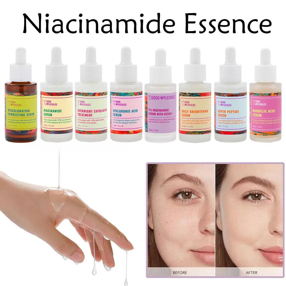 Niacinamide Brightening Serum, Good Molecules Anti-Dark Spot Serum for Hyperpigmentation&Dull Skin Moisturizing Essence SkinCare