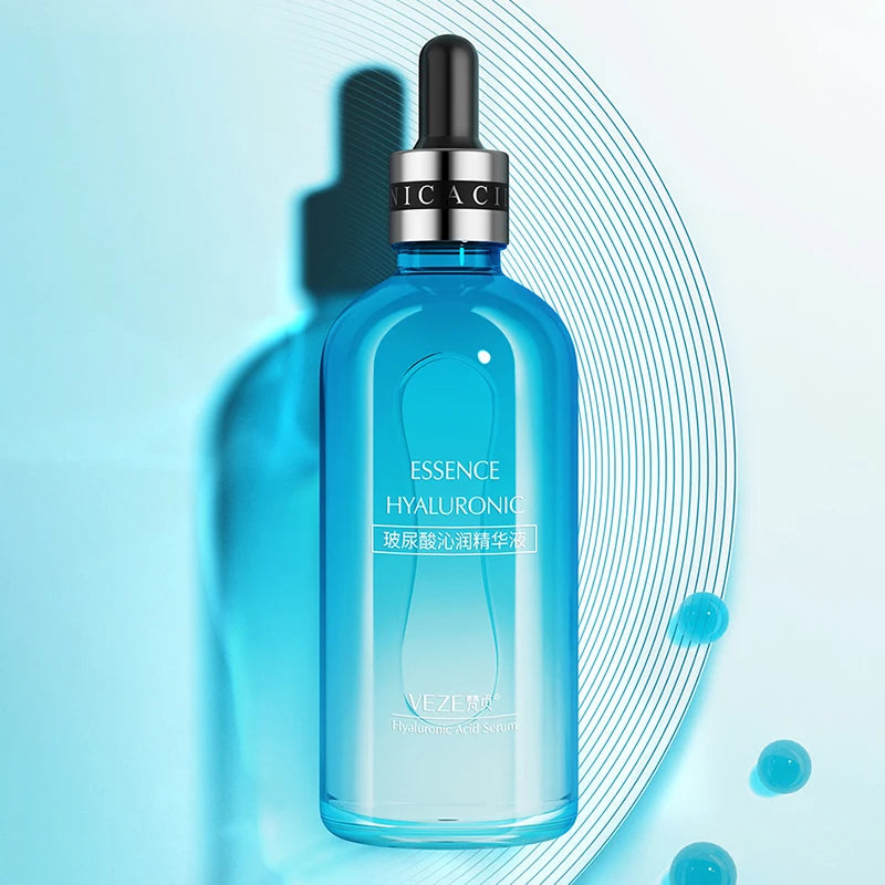 100ML Hyaluronic Acid Moisturizing Serum Face Essence Shrink Pores Brightening Lifting Facial Serum Skin Care