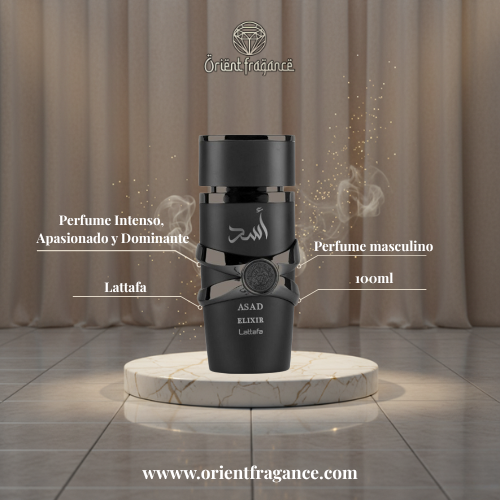 Asad Elixir Lattafa 100ml Perfume Arabe Masculino