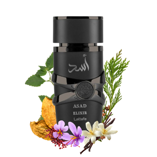 Asad Elixir Lattafa 100ml Perfume Arabe Masculino